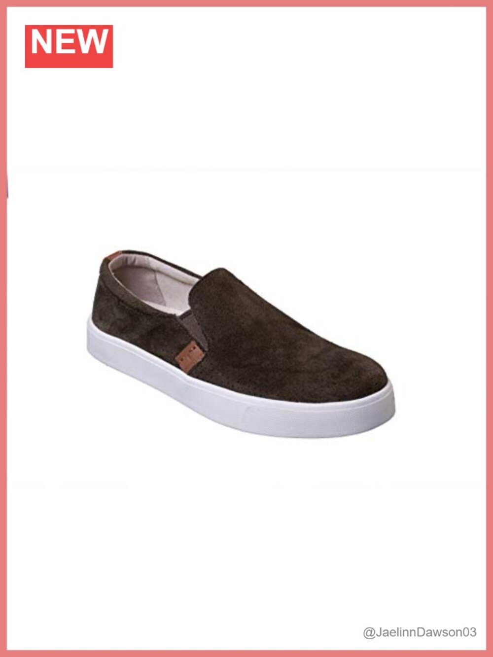 Slip-On Sneaker Orthotic Support Leather